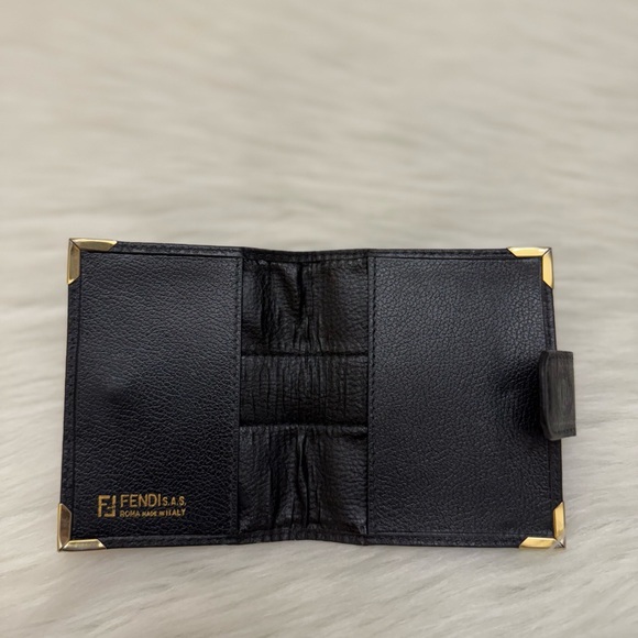 FENDI SNAPLOCK BI-FOLD CARDHOLDER WALLET - Picture 4 of 11